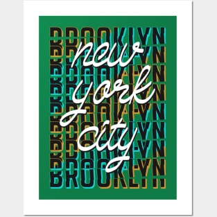 Brooklyn new York city Posters and Art